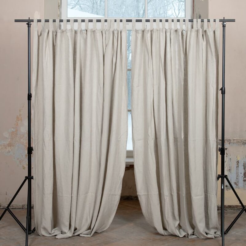 luonnollinen pellava verhot