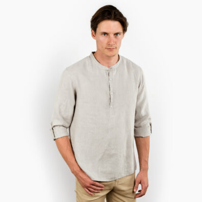 MARTIN pellava miesten paita beige